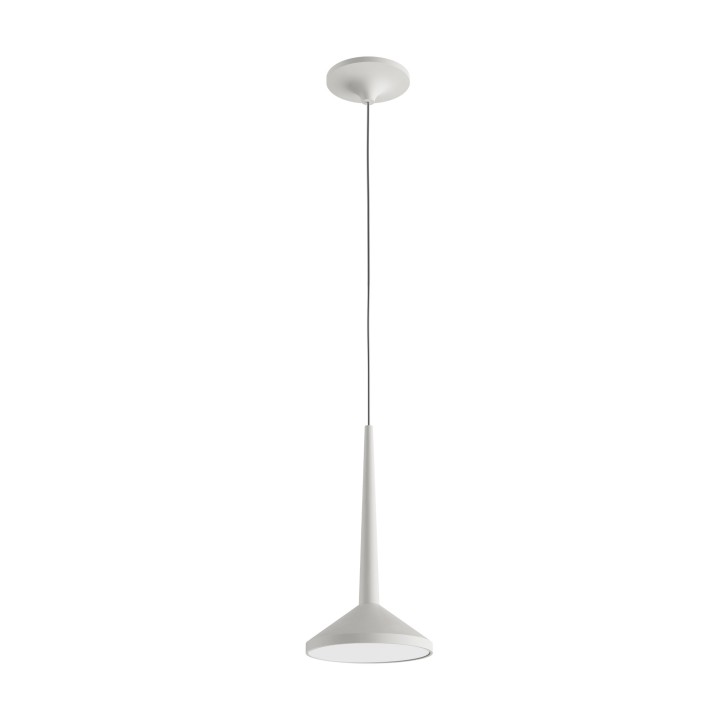 Lámpara de techo MUSA. Metal acabado blanco arenado. LED 7W|Sulion
