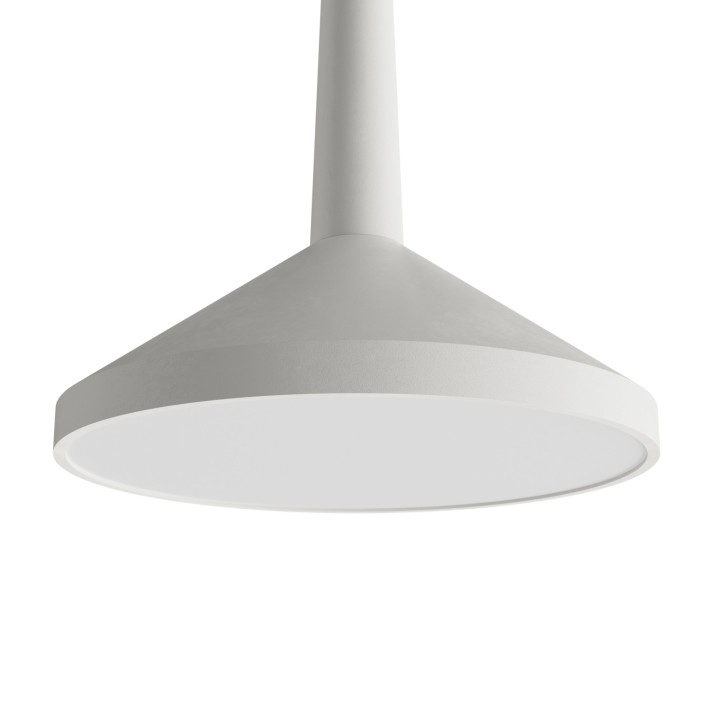 Lámpara de techo MUSA. Metal acabado blanco arenado. LED 7W|Sulion