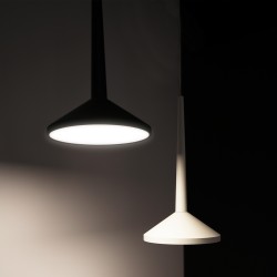 Lámpara de techo MUSA. Metal acabado blanco arenado. LED 7W|Sulion