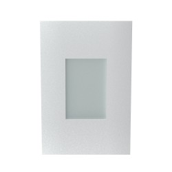 Aplique rectangular KAMAL LED 1,5W blanco mate 3000K IP65 | Sulion