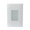 Aplique rectangular KAMAL LED 1,5W blanco mate 3000K IP65 | Sulion