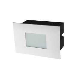 Aplique rectangular KAMAL LED 1,5W blanco mate 4000K IP65 | Sulion