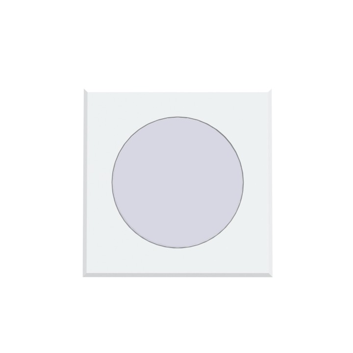 Empotrale pared INMA LED 2W cuadrado blanco con IP65 | Sulion