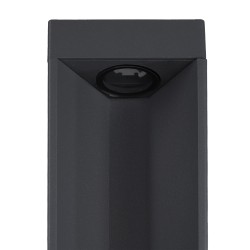 Baliza rectangular DARY LED 10W gris antracita, 45cm alto | Sulion