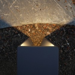 Baliza rectangular DARY LED 10W gris antracita, 45cm alto | Sulion