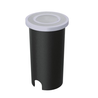 Empotrale pared ARIS LED 2W redondo aluminio con IP65 y 3000K | Sulion