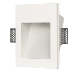 Bañador de pared MARTIN LED 2W yeso pintable 140x170mm 2700K | Sulion