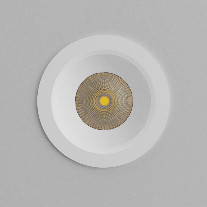Empotrable DOTFIX LED 8W 3CCTswitch, blanco mate y lente 15° | Sulion