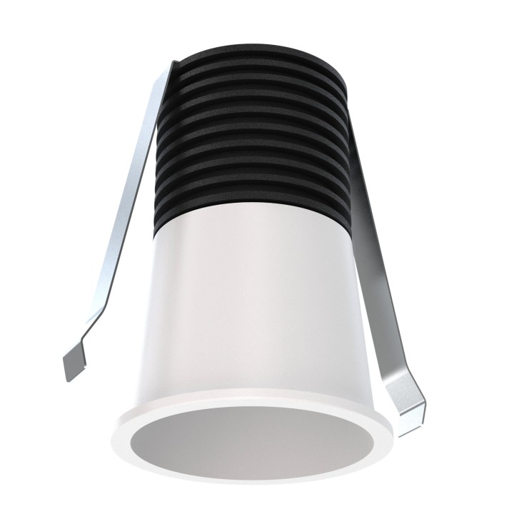 Empotrable DOTFIX LED 5W, 58mm fondo, blanco, 15° y 2700K | Sulion