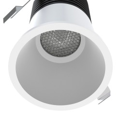 Empotrable DOTFIX LED 5W, 58mm fondo, blanco, 15° y 2700K | Sulion