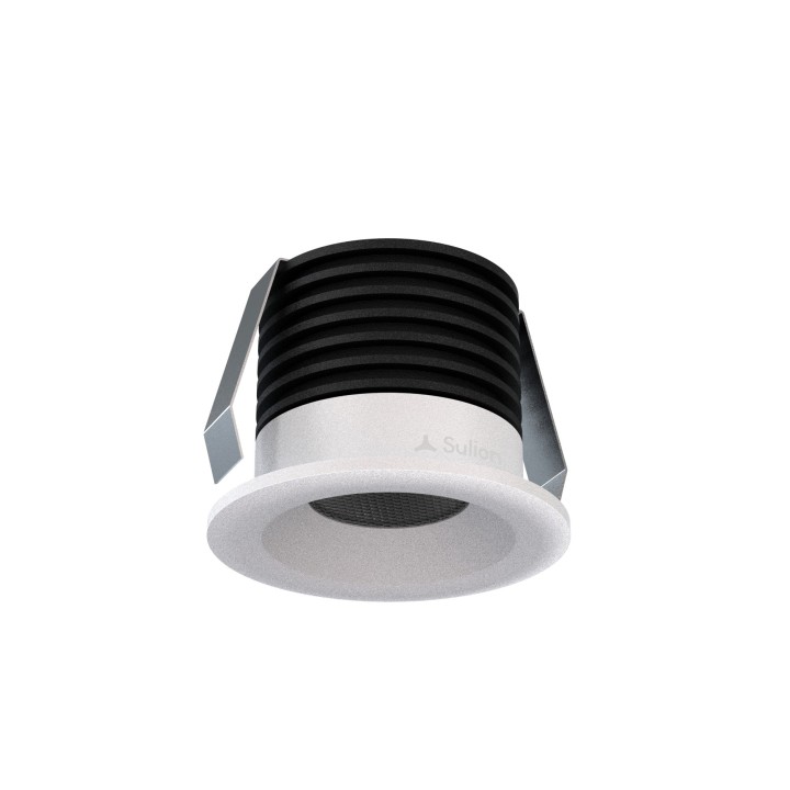 Empotrable DOTFIX LED 3W, 30mm fondo, blanco, 15° y 2700K| Sulion