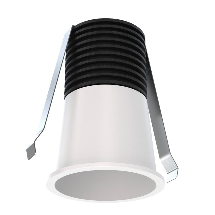 Empotrable DOTFIX LED 5W, 58mm fondo, blanco, 45° y 2700K| Sulion