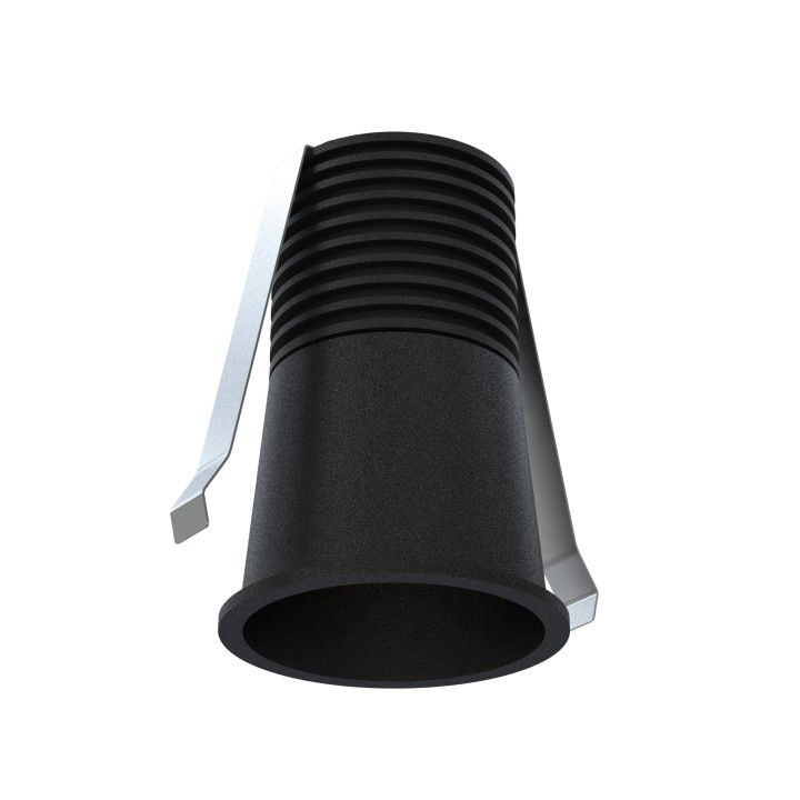 Empotrable DOTFIX LED 5W, 58mm fondo, negro, 45° y 4000K | Sulion