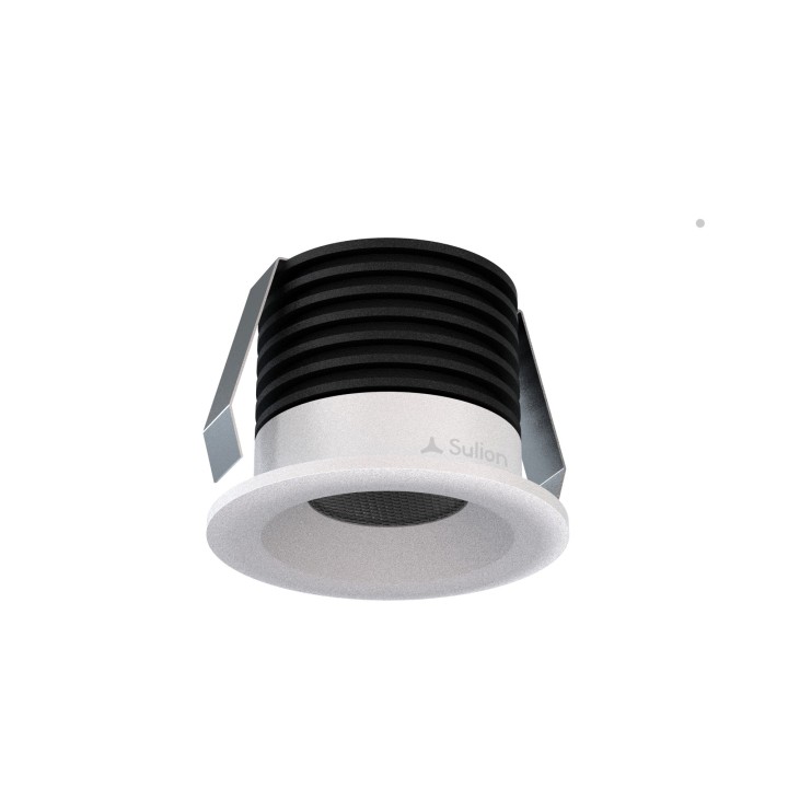 Empotrable DOTFIX LED 3W, 30mm fondo, blanco, 24° y 2700K| Sulion