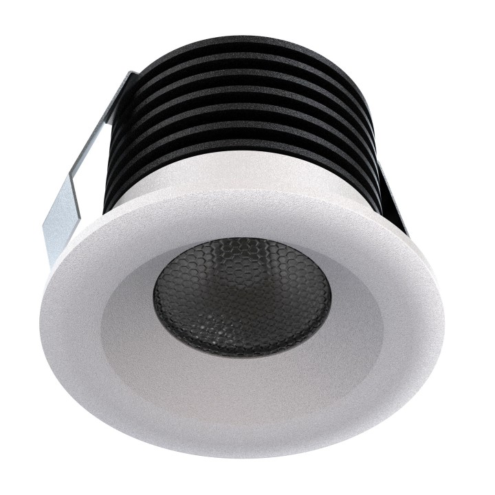 Empotrable DOTFIX LED 3W, 30mm fondo, blanco, 24° y 2700K| Sulion