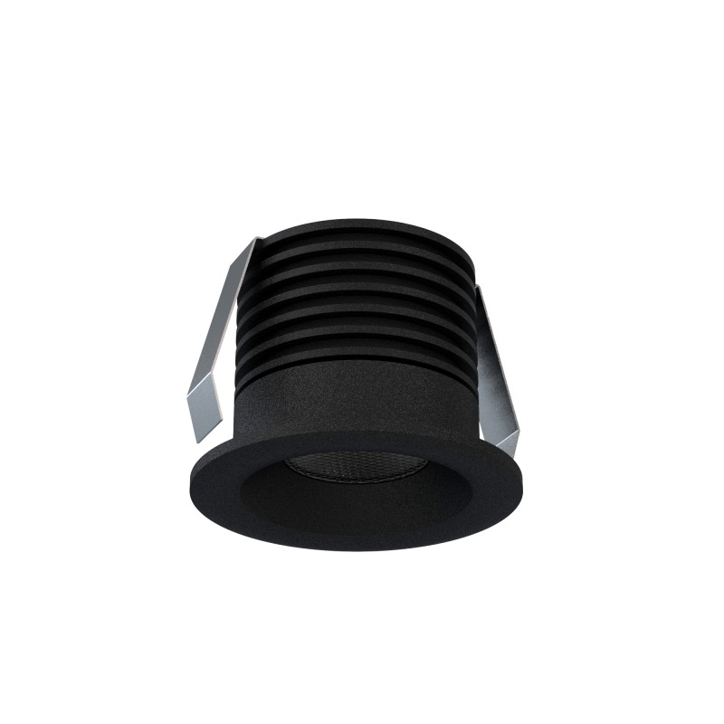Empotrable DOTFIX LED 3W, 30mm fondo, negro, 15° y 4000K | Sulion