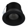 Empotrable DOTFIX LED 3W, 30mm fondo, negro, 24° y 4000K | Sulion