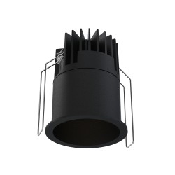 Empotrable DOTFIX LED 8W 3CCTswitch, negro mate y lente 15° | Sulion