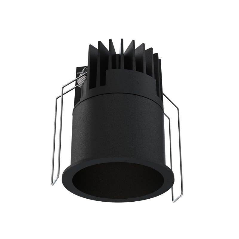 Empotrable DOTFIX LED 8W 3CCTswitch, negro mate y lente 36° | Sulion