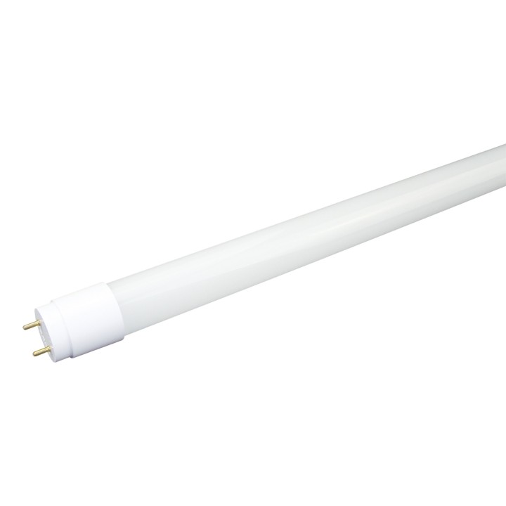 Tubo KORU LED 9W de vidrio en blanco brillo 6500K | Sulion