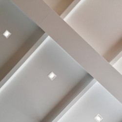 Aro cuadrado VISIO para Módulo COB LED 11W en ABS | Sulion