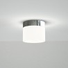 Plafón CONGO con difusor acrílico y acabado cromo. Ø10cm.LED 6W|Sulion
