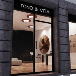 Ventilador de techo foNOabsorbente FONO con luz burdeos  - Sulion