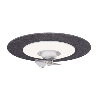 Ventilador de techo foNOabsorbente FONO con luz gris  - Sulion