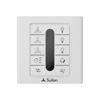 Mando de pared inalámbrico para ventiladores de techo marca Sulion