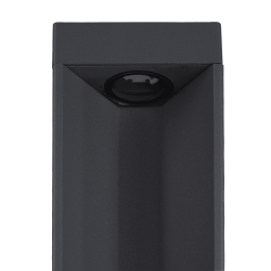 Baliza rectangular DARY LED 10W gris antracita , 65cm alto | Sulion