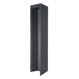 Baliza rectangular DARY LED 10W gris antracita, 45cm alto | Sulion