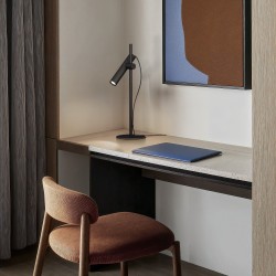 Sobremesa SIENA en acabado bronce.1xGU10.16x16x49.8 cm| Sulion