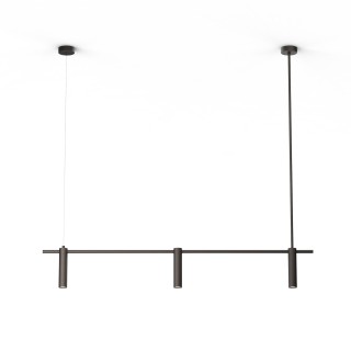 Lineal SIENA en acabado bronce.3xGU10.1300x40x190-1200 cm|Sulion