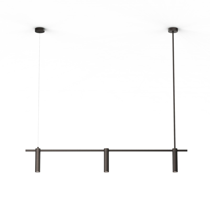 Lineal SIENA en acabado bronce.3xGU10.1300x40x190-1200 cm|Sulion