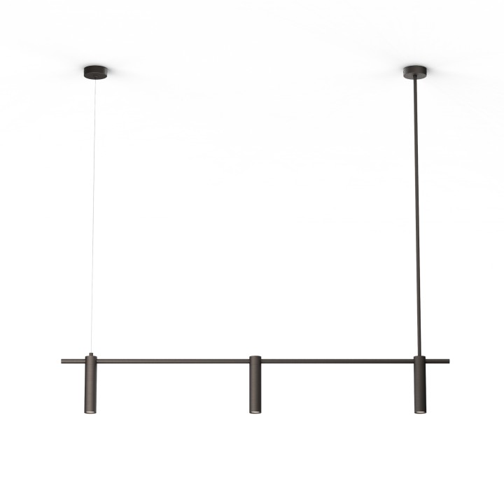 Lineal SIENA en acabado bronce.3xGU10.1300x40x190-1200 cm|Sulion