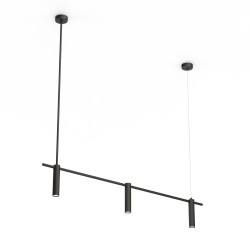 Lineal SIENA en acabado bronce.3xGU10.1300x40x190-1200 cm|Sulion