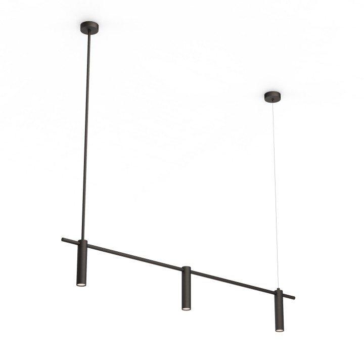 Lineal SIENA en acabado bronce.3xGU10.1300x40x190-1200 cm|Sulion