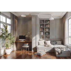 Plafón  VICTORIA en acabado blanco.LED 16W 3CCT 2700K. Ø 30cm |Sulion