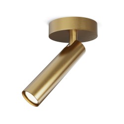 Semiplafón SIENA en acabado latón.1xGU10.10x10x23.8 cm|Sulion