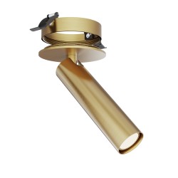 Semiplafón SIENA en acabado latón.1xGU10.10x10x23.8 cm|Sulion