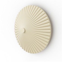 Aplique ELENA. Yeso de color beige. LED 9W 2700k. Ø 30cm|Sulion