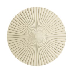 Aplique ELENA.Yeso de color beige. LED 12W 2700k. Ø 50cm|Sulion