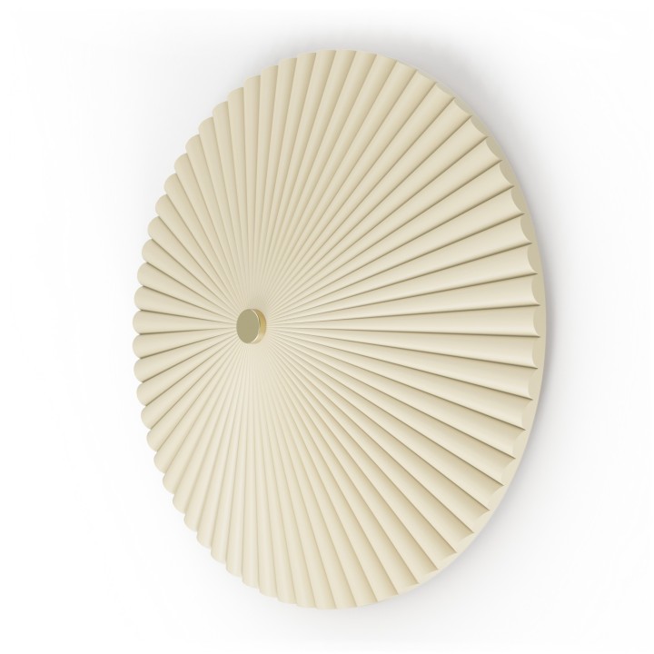 Aplique ELENA.Yeso de color beige. LED 12W 2700k. Ø 50cm|Sulion