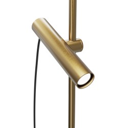 Lámpara de pie SIENA acabado latón envejecido1xGU10.22x22x160cm|Sulion