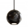 Lámpara de techoVITA.Bola de mármol negro. 5W 2700k.7x7x6.2cm | Sulion