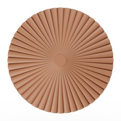 Aplique ELENA. Yeso de color arcilla. LED 9W 2700k.  Ø 30cm|Sulion