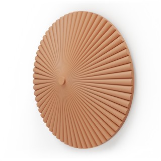 Aplique ELENA.Yeso de color arcilla. LED 12W 2700k. Ø 50cm|Sulion