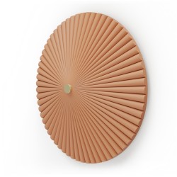 Aplique ELENA.Yeso de color arcilla. LED 12W 2700k. Ø 50cm|Sulion