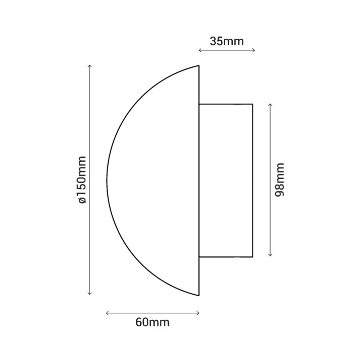 Aplique VITA. Travertino beige . LED 10W CCT 2700-3200-4000K | Sulion