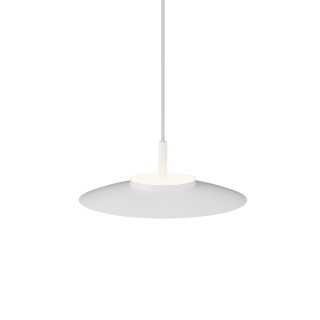 Lámpara de techo VALENTINA.Metal plano S blanco y módulo blanco.LED18W